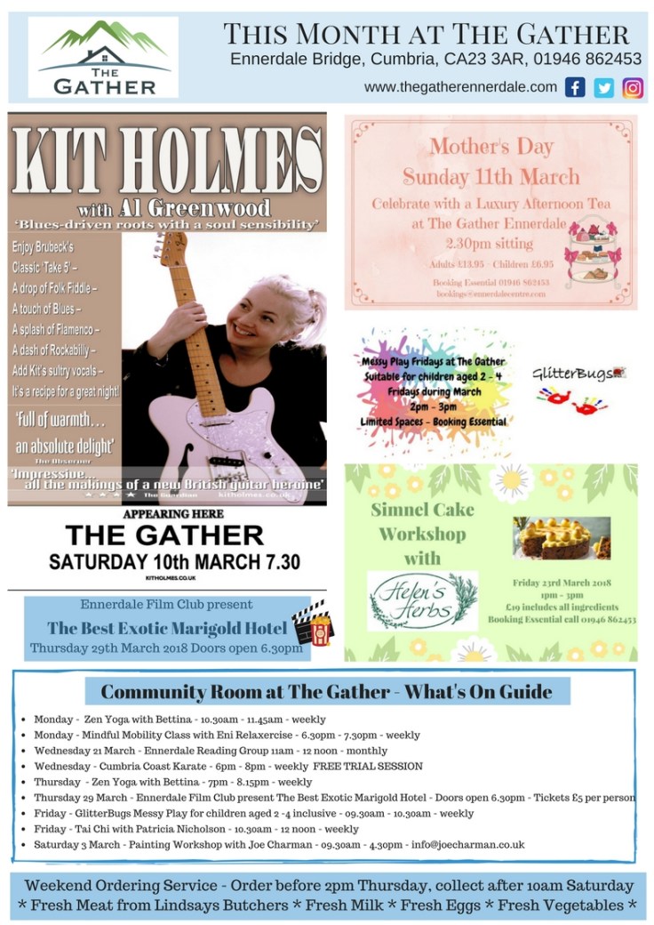 March Contact Advert